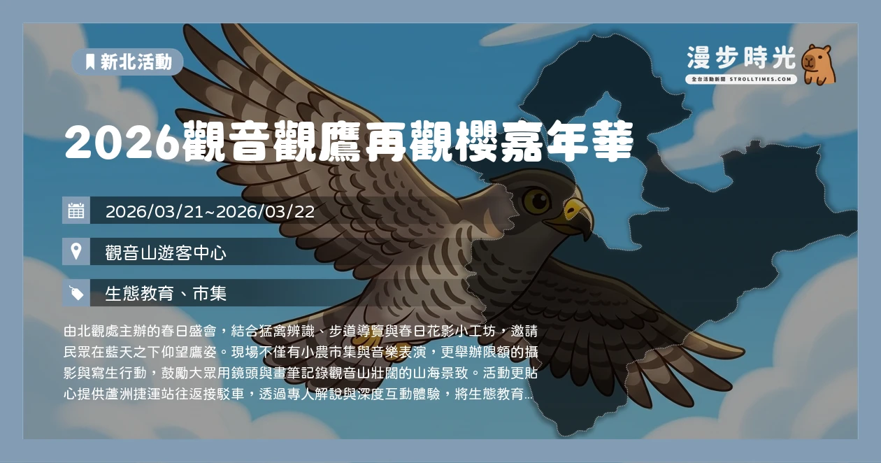 2026觀音觀鷹再觀櫻嘉年華