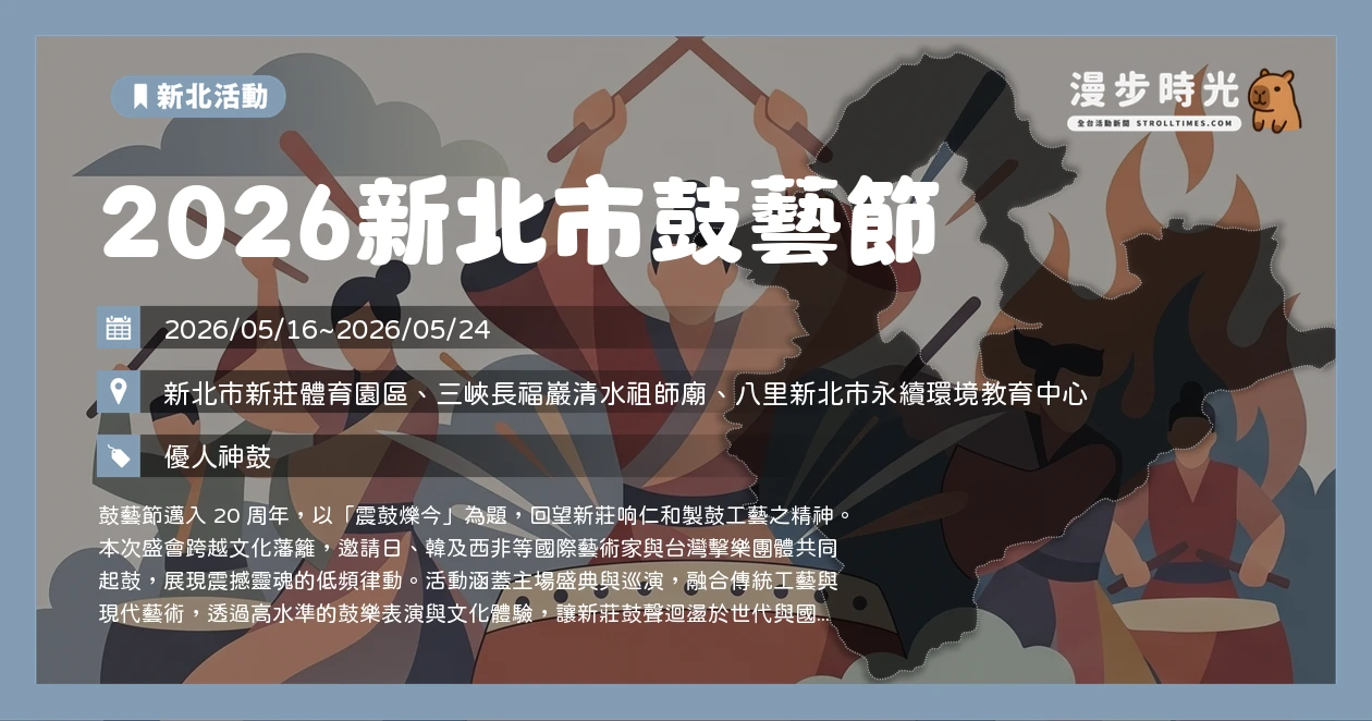 2026新北市鼓藝節
