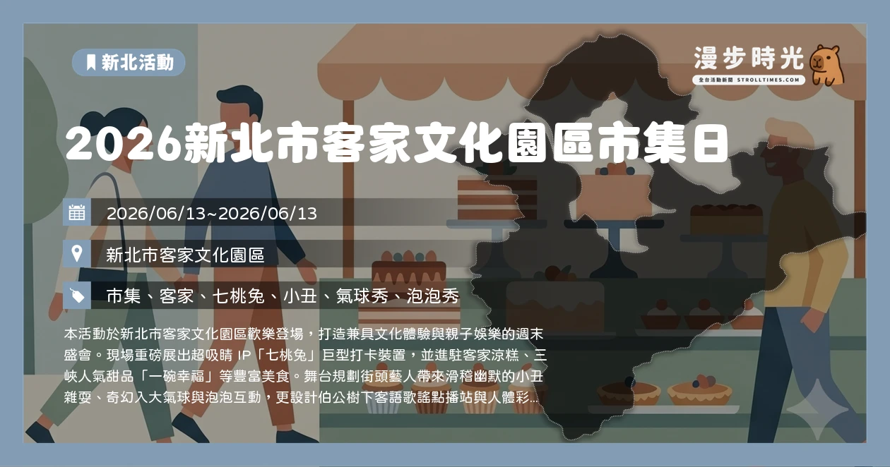 2026新北市客家文化園區市集日
