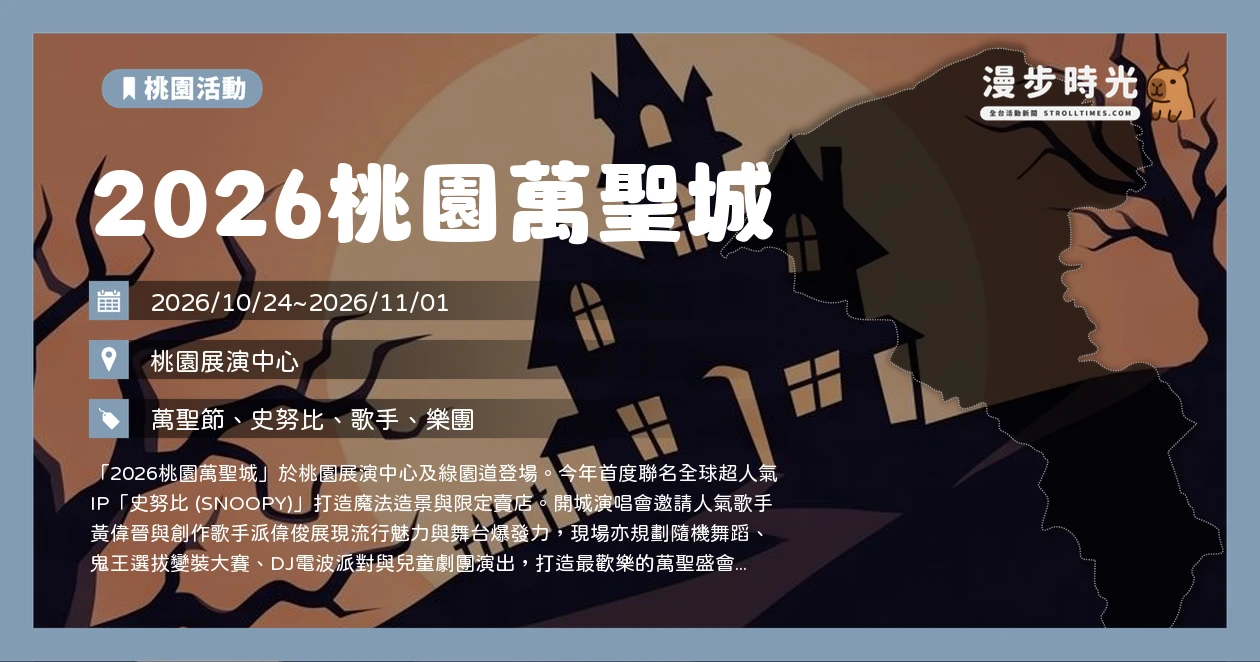 2026桃園萬聖城