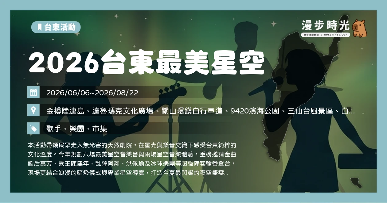 2026台東最美星空