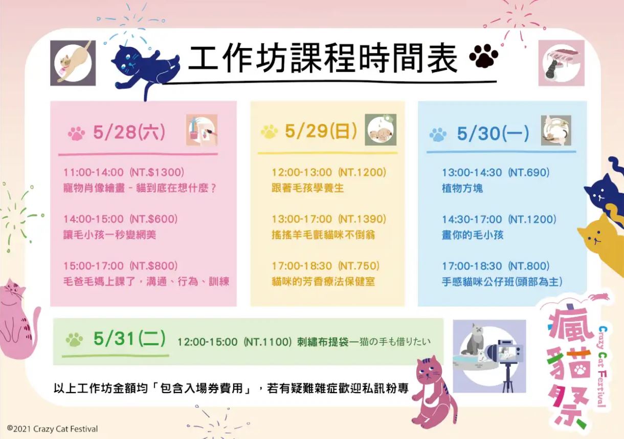 【台北活動】全都是貓！貓侍「2022瘋貓祭」，兩層樓高的貓地景，還能吸貓吸到飽